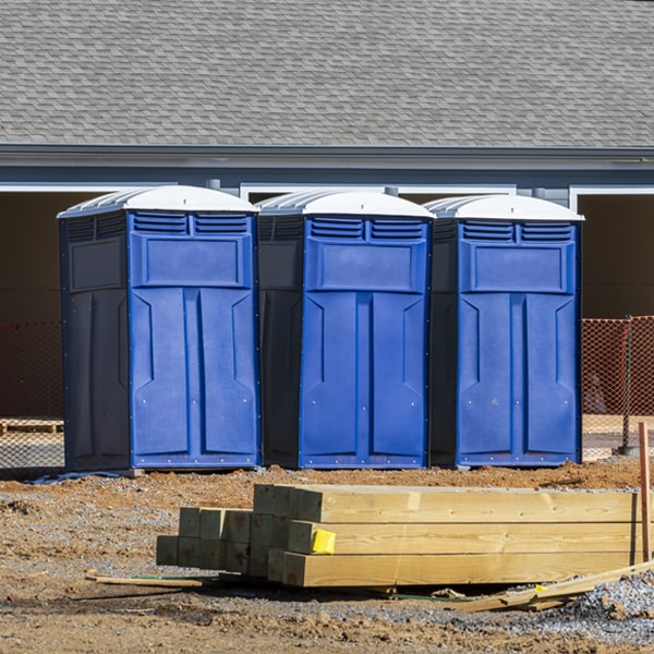 are there different sizes of portable toilets available for rent in Bunker Hill